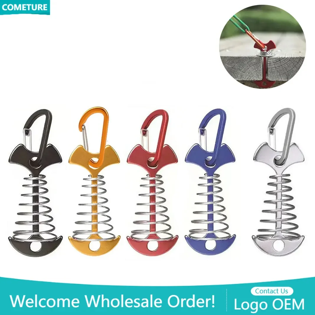 10pcs Camping Tent Nail Adjustable Plank Floor Spring Fishbone Anchor Wind Rope Buckle Tent Pegs Deck Stakes Fixed Tent Hooks
10pcs Camping Tent Nail Adjustable Plank Floor Spring Fishbone Anchor Wind Rope Buckle Tent Pegs Deck Stakes Fixed Tent Hooks