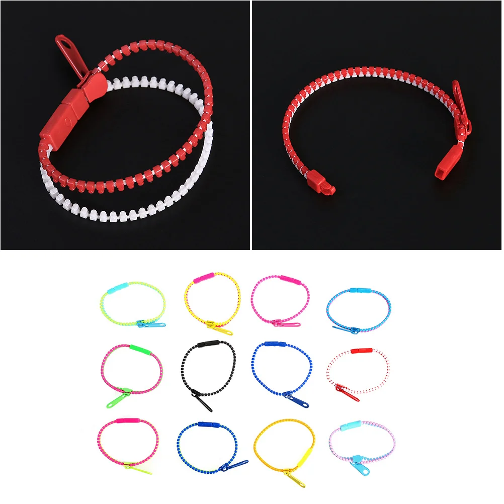 72Pcs Zipper Two Color Durable Wristbands Party Favor Gift Zipper Friendship Bracelet
72Pcs Zipper Two Color Durable Wristbands Party Favor Gift Zipper Friendship Bracelet