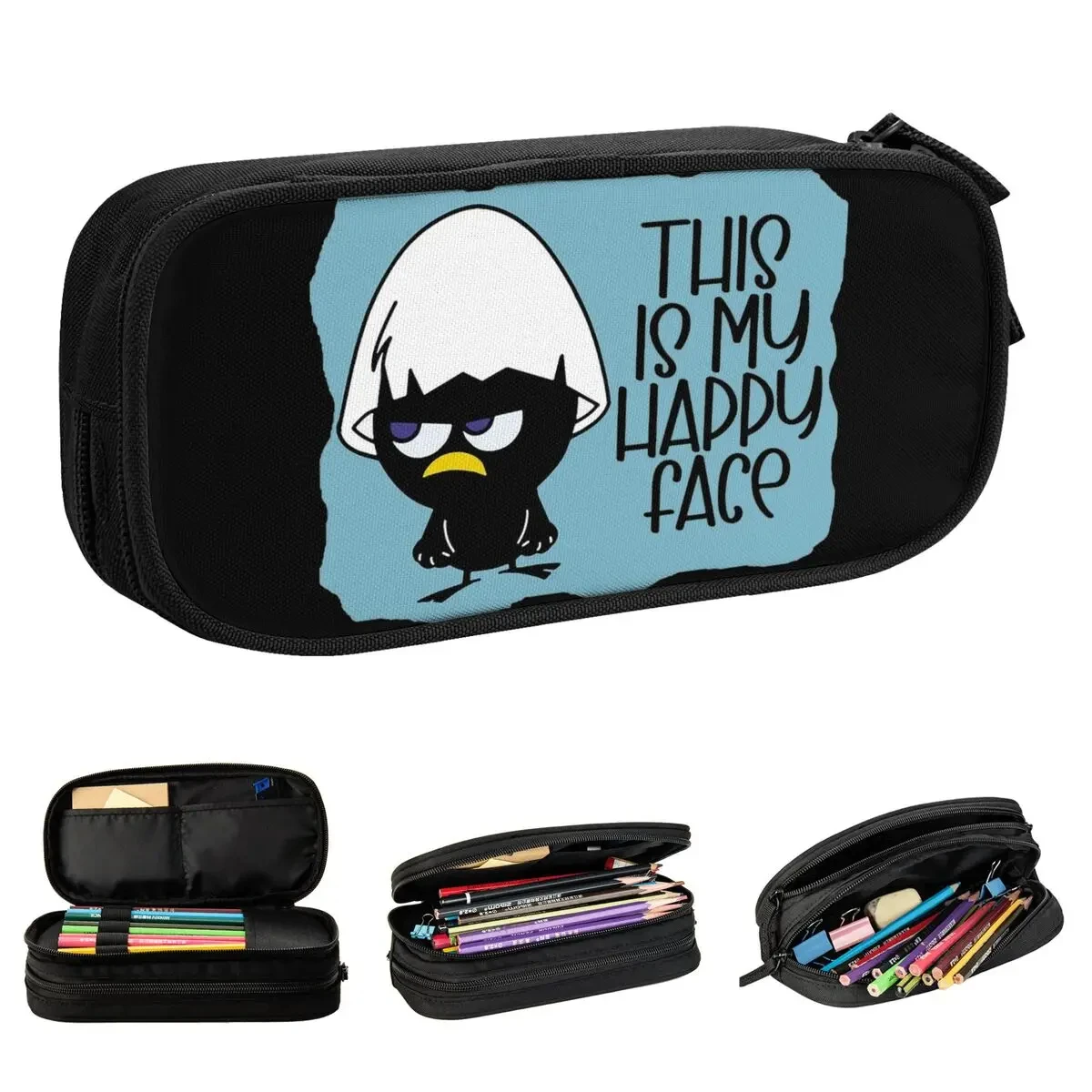 Happy Face Calimero Pencil Case Pen Holder Bag Student Big Capacity School Supplies Cosmetic Pencil Box Teens Girls Adults Stude
Happy Face Calimero Pencil Case Pen Holder Bag Student Big Capacity School Supplies Cosmetic Pencil Box Teens Girls Adults Stude