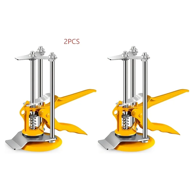 2pcs Tile Positioner, Manual Lifting Tool Jack, Height Adjuster, Ceramic Wall Leveling Adjuster, Construction Arm Lifter Tool for Home Improvement, Cabinet Installation, Home Cleaning
2pcs Tile Positioner, Manual Lifting Tool Jack, Height Adjuster, Ceramic Wall Leveling Adjuster, Construction Arm Lifter Tool for Home Improvement, Cabinet Installation, Home Cleaning