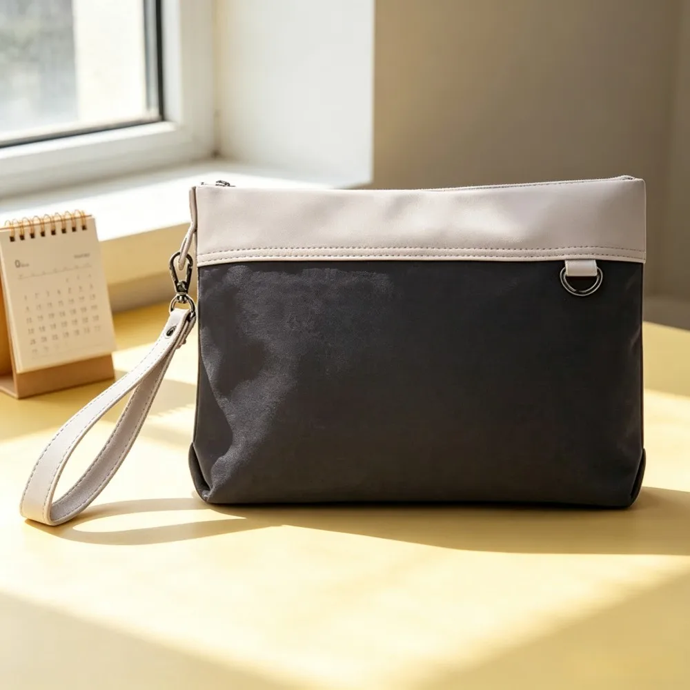 Unisex Minimalist Envelope Hand Clutch Bag, Portable Wrist Strap Storage Pouch, Niche Casual Golf & Daily Commute Bag
Unisex Minimalist Envelope Hand Clutch Bag, Portable Wrist Strap Storage Pouch, Niche Casual Golf & Daily Commute Bag