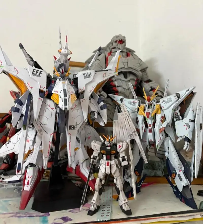 JUJIANG HG RX-105 XI RX-104FF Penelope 1/144 Scale Assembly Model Action Figure Toy for Hobbyists Plastic Model Collection Gift
JUJIANG HG RX-105 XI RX-104FF Penelope 1/144 Scale Assembly Model Action Figure Toy for Hobbyists Plastic Model Collection Gift