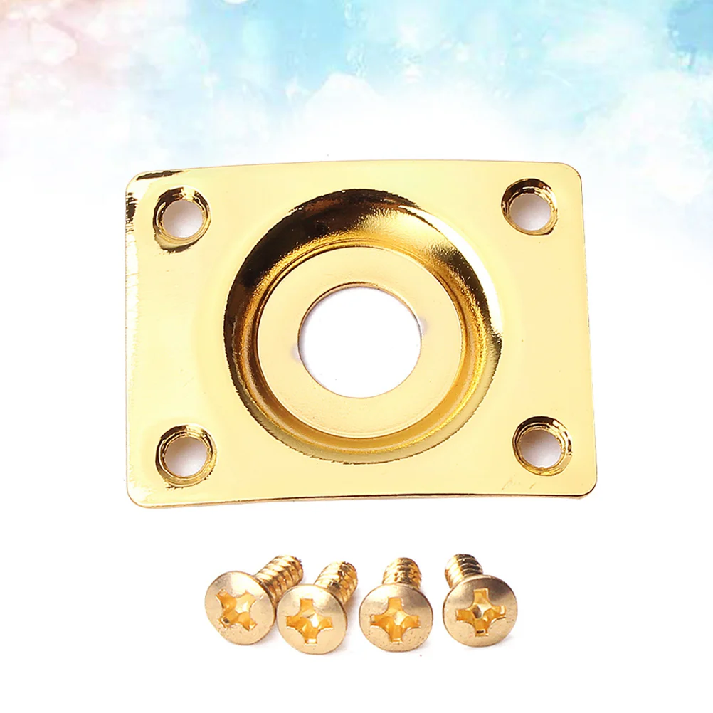 1 Set Black Socket Plate 1 4 Inch Guitar Jack Input Pickup Hardware Strong Iron Copper Easy Install Electric Bass
1 Set Black Socket Plate 1 4 Inch Guitar Jack Input Pickup Hardware Strong Iron Copper Easy Install Electric Bass