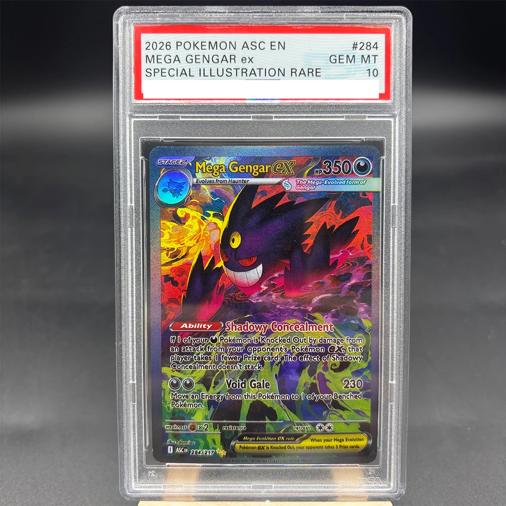 Ptcg MEGA Gengar Ex English Rating Card Charizard Umbreon Vaporeon Eevee Diy Copy Version Classic Anime Collection Card Gift Toy
Ptcg MEGA Gengar Ex English Rating Card Charizard Umbreon Vaporeon Eevee Diy Copy Version Classic Anime Collection Card Gift Toy