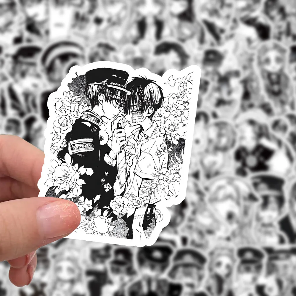 10/30/62PCS Anime Comic Toilet-bound Hanako-kun Sticker Black and White Graffiti Decal Kids Toy for Scooter Motorcycle Helmet
10/30/62PCS Anime Comic Toilet-bound Hanako-kun Sticker Black and White Graffiti Decal Kids Toy for Scooter Motorcycle Helmet