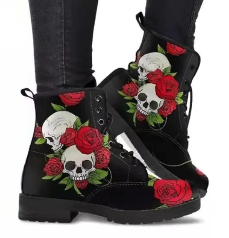 Plus Size36-43 Women's Boots British PU Women's Shoes Fashion Cargo Boots Fashion Print Autumn Women's High Top Punk Boots
Plus Size36-43 Women's Boots British PU Women's Shoes Fashion Cargo Boots Fashion Print Autumn Women's High Top Punk Boots