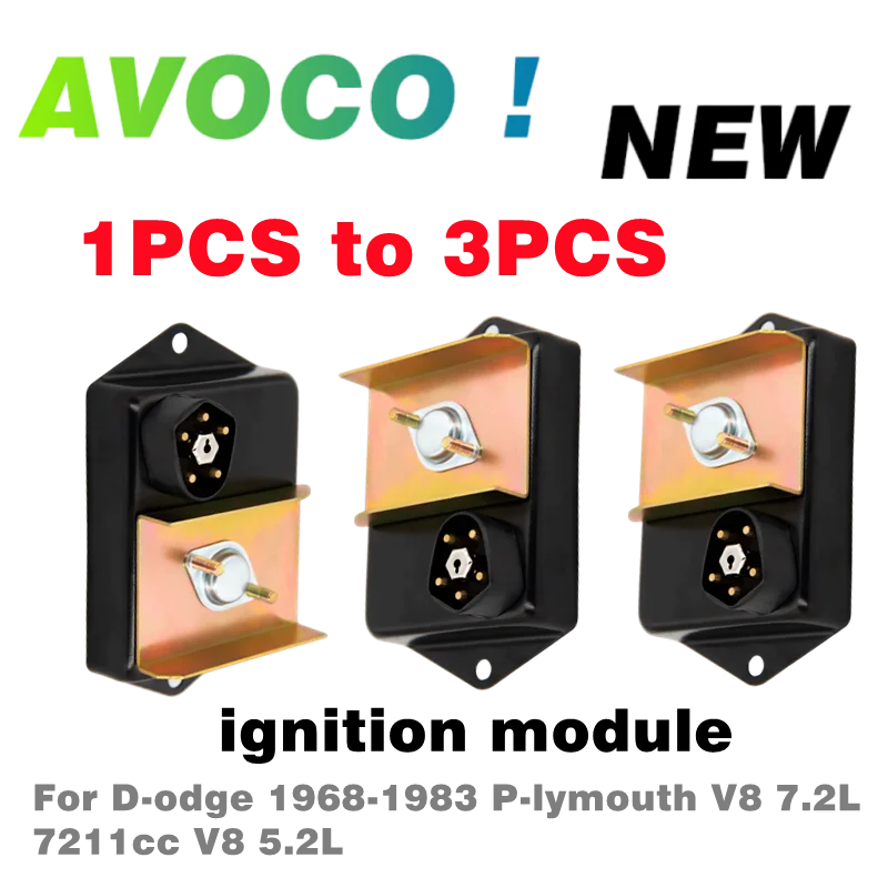 1/3PCS Ignition Module CM900 940038516 1230939, 3656128 3656900 3755555 940038516 For DDodge 1968-1983 V8 7.2L 7211cc V8 5.2L
1/3PCS Ignition Module CM900 940038516 1230939, 3656128 3656900 3755555 940038516 For DDodge 1968-1983 V8 7.2L 7211cc V8 5.2L