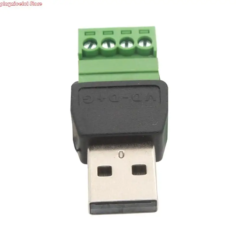 E8BA Solderless USB Connectors USB 2.0 Male Plugs to Screw Terminals Adapters
E8BA Solderless USB Connectors USB 2.0 Male Plugs to Screw Terminals Adapters