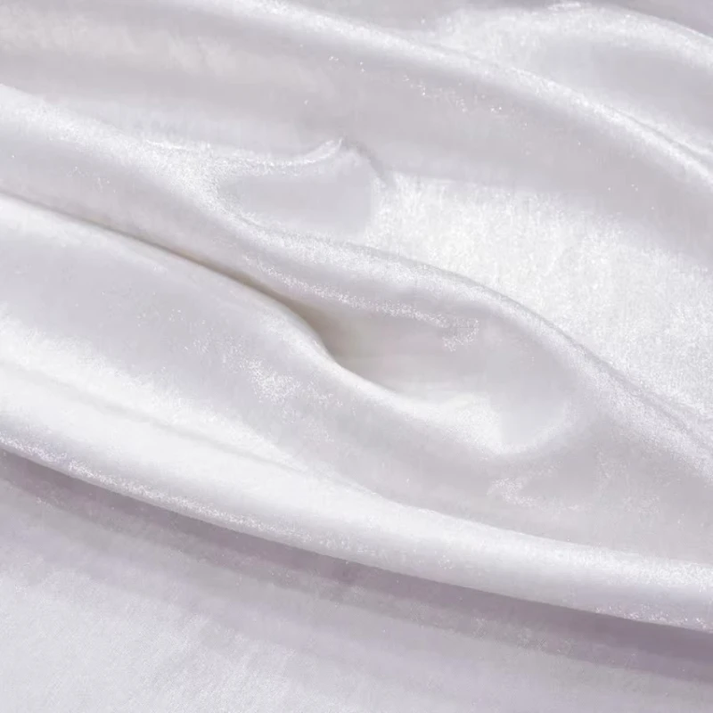 Glass Silk Linen Glossy Fabric Spring Summer Dresses Shirts Suits Luxury Designer Textile Material Sewing Accessories
Glass Silk Linen Glossy Fabric Spring Summer Dresses Shirts Suits Luxury Designer Textile Material Sewing Accessories