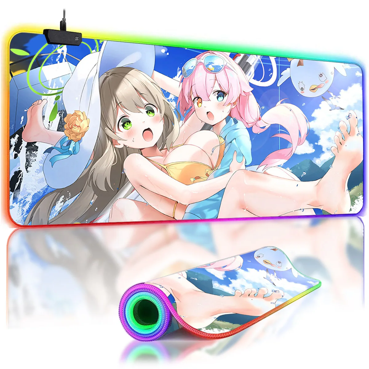 RGB Backlit Large Mouse Pad Blue Archive Sexy Anime LED Luminous Overwatch Mouse Pad Non-Slip Table Gaming Mat Desk Play Mat
RGB Backlit Large Mouse Pad Blue Archive Sexy Anime LED Luminous Overwatch Mouse Pad Non-Slip Table Gaming Mat Desk Play Mat