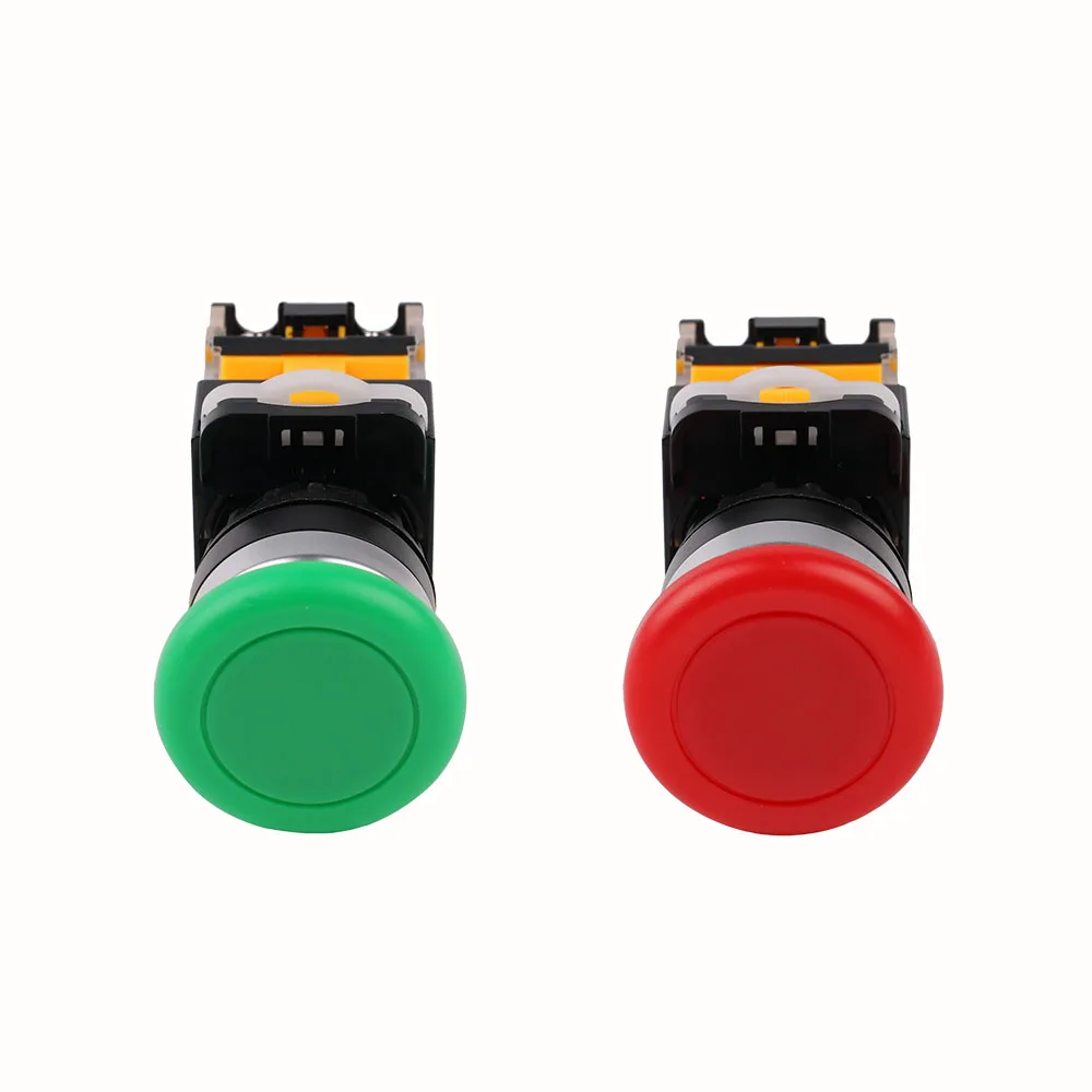 1PCS 22MM Mushroom-head Button switch LA38-11M LA38-11M/60 1NO 1NC Self-locking Push-button switch
1PCS 22MM Mushroom-head Button switch LA38-11M LA38-11M/60 1NO 1NC Self-locking Push-button switch