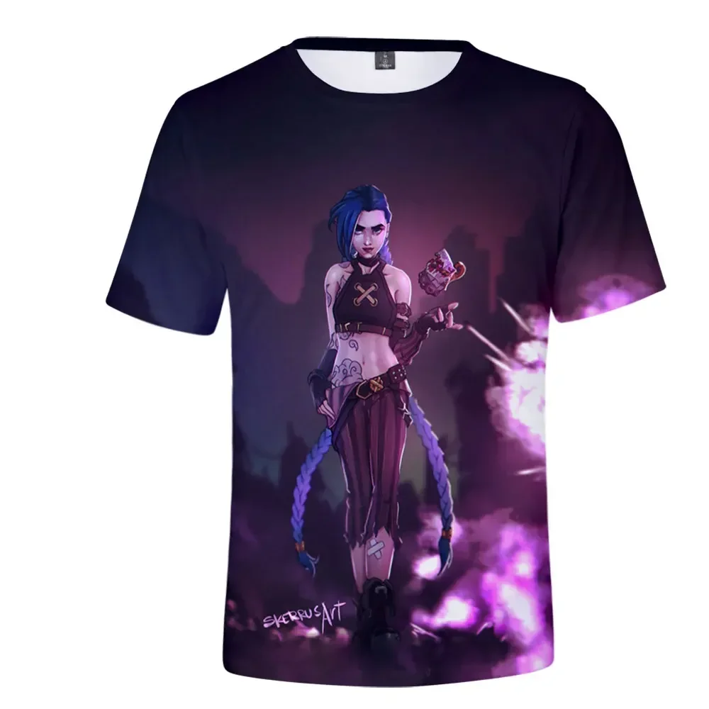 2025 new summer fun Arcane Jinx 3D printed men's and women's short sleeved casual T-shirt All match Streetwear T-shirt top
2025 new summer fun Arcane Jinx 3D printed men's and women's short sleeved casual T-shirt All match Streetwear T-shirt top