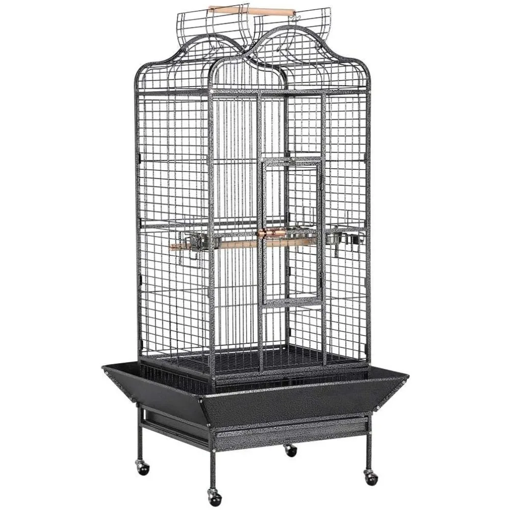 Extra Large Parrot Bird Cage Mini Macaw Cockatoo Cockatiels African Grey Bird Cage with Open Play Top
Extra Large Parrot Bird Cage Mini Macaw Cockatoo Cockatiels African Grey Bird Cage with Open Play Top