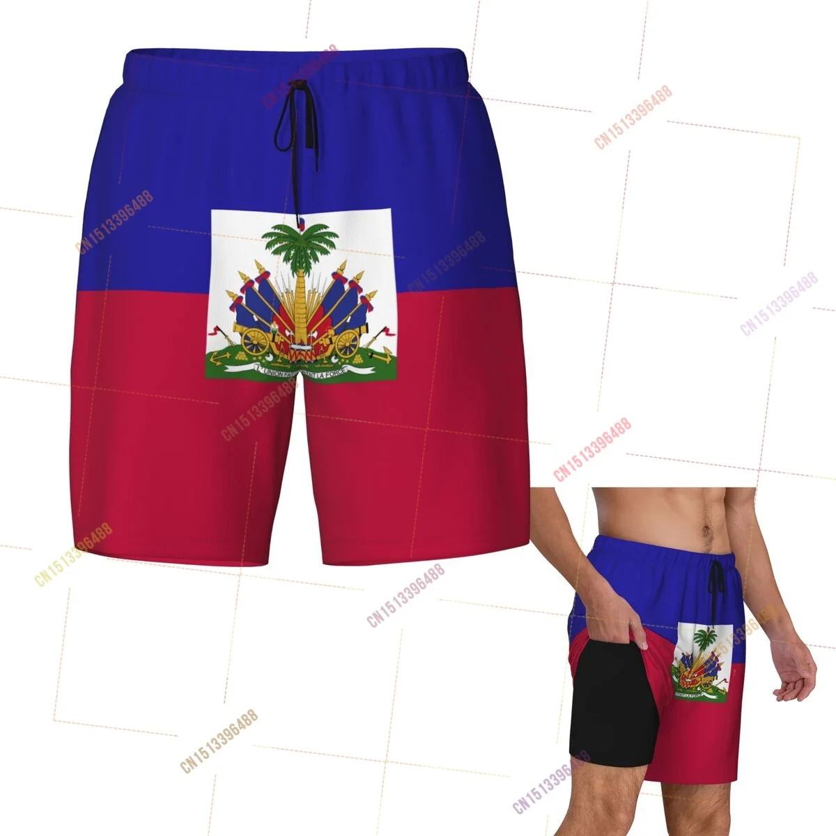 2026 Haiti Flag Top Print 3D Mens Swimming Trunks Hawaiian Bathing Beach 2 in 1 Quick-Dry Summer Swim Shorts With Pockets
2026 Haiti Flag Top Print 3D Mens Swimming Trunks Hawaiian Bathing Beach 2 in 1 Quick-Dry Summer Swim Shorts With Pockets