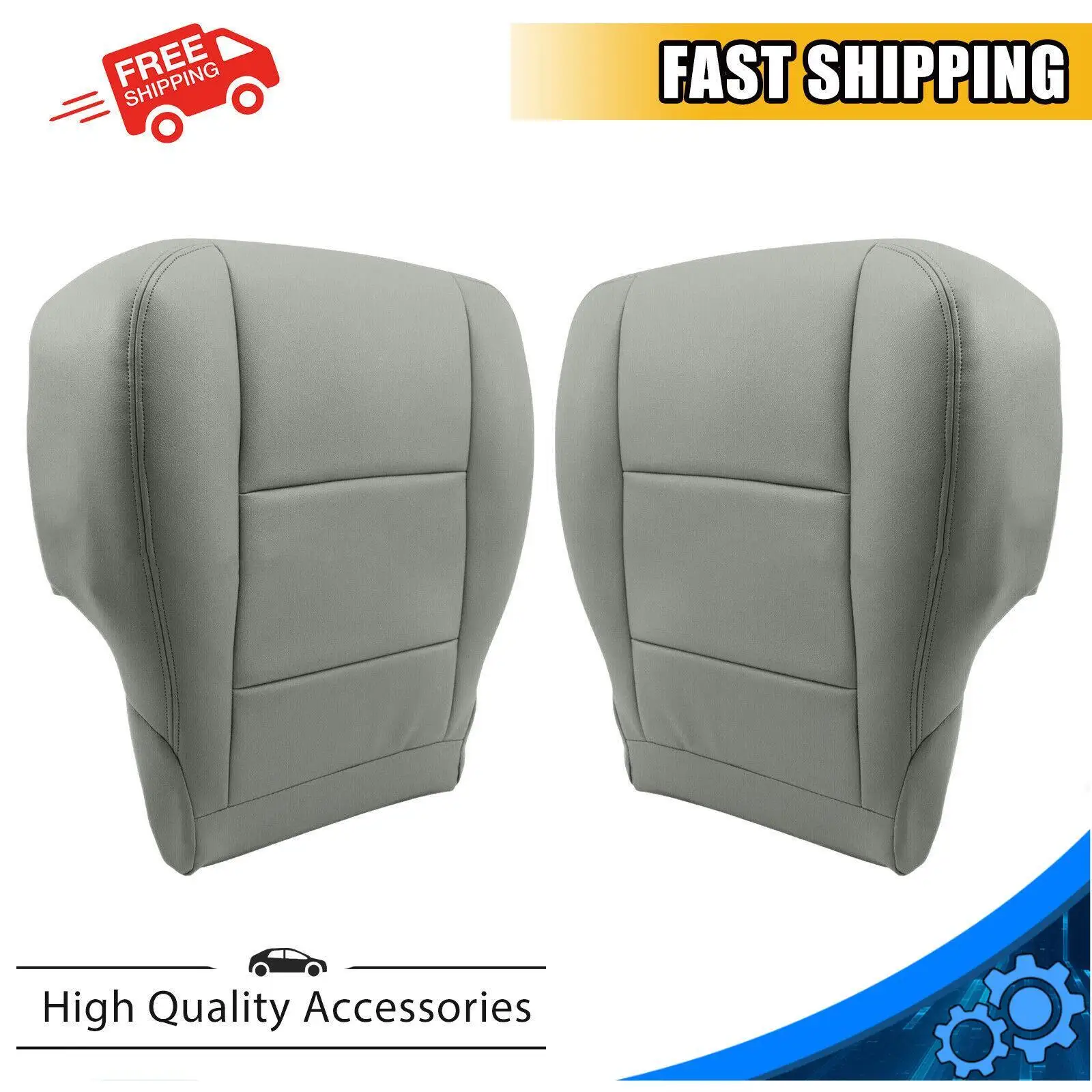 For Toyota Sequoia 00-04 Driver & Passenger Side Bottom Leather Seat Cover Gray
For Toyota Sequoia 00-04 Driver & Passenger Side Bottom Leather Seat Cover Gray