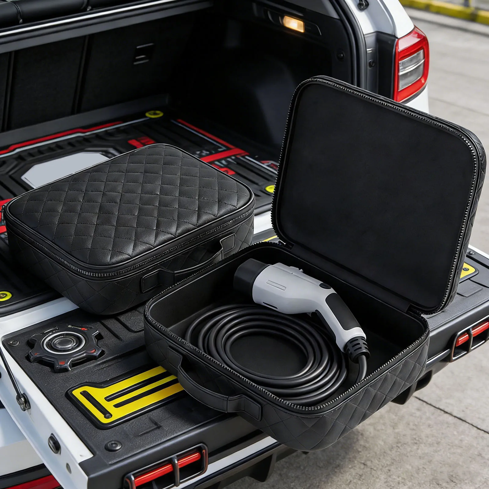 EV Car Charging Cable Storage Carry Bag Waterproof EV Charger Cable Storage Case for Electric Vehicles Accessories
EV Car Charging Cable Storage Carry Bag Waterproof EV Charger Cable Storage Case for Electric Vehicles Accessories