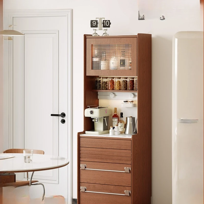Side Cabinet, Solid Wood Integrated Storage Cabinet Against The Wall, Living Room Tea Bar Integrated Small Size Vertical Cabinet
Side Cabinet, Solid Wood Integrated Storage Cabinet Against The Wall, Living Room Tea Bar Integrated Small Size Vertical Cabinet