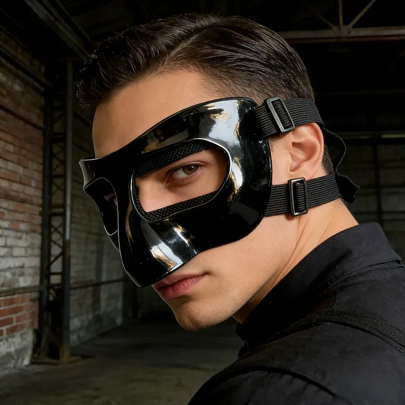 Breathable Adult Sports Face Mask for Soccer Basketball Nose Protection Black Safety Gear
Breathable Adult Sports Face Mask for Soccer Basketball Nose Protection Black Safety Gear
