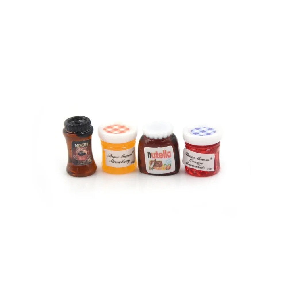 4pcs/set Dollhouse Miniature 1:12 Kitchen Food Jam Coffee Condiment DIY Decor
4pcs/set Dollhouse Miniature 1:12 Kitchen Food Jam Coffee Condiment DIY Decor