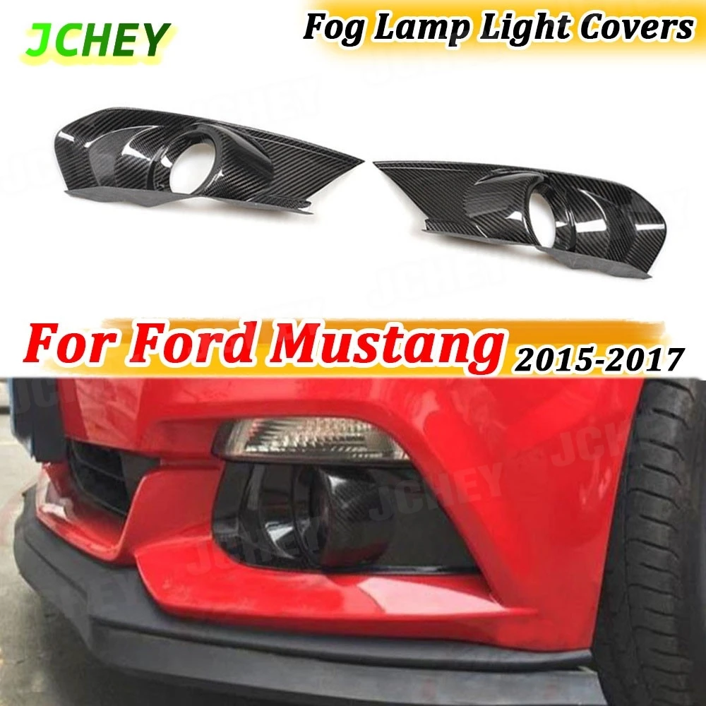JCHEY Front Bumper Fog Lamp Light Covers Tail Trims Carbon Fiber for Ford Mustang 2015 2016 2017 2018 Car Accessories
JCHEY Front Bumper Fog Lamp Light Covers Tail Trims Carbon Fiber for Ford Mustang 2015 2016 2017 2018 Car Accessories