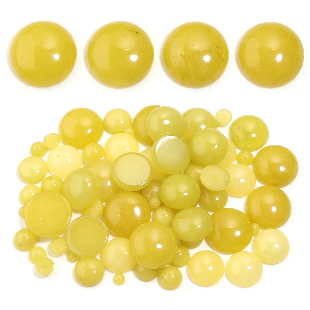 5/10Pcs Lemon Jade Cabochon Beads Round Flatback Natural Stone Cabochon for Jewelry Making DIY Ring Pendant Accessories Wolesale
5/10Pcs Lemon Jade Cabochon Beads Round Flatback Natural Stone Cabochon for Jewelry Making DIY Ring Pendant Accessories Wolesale