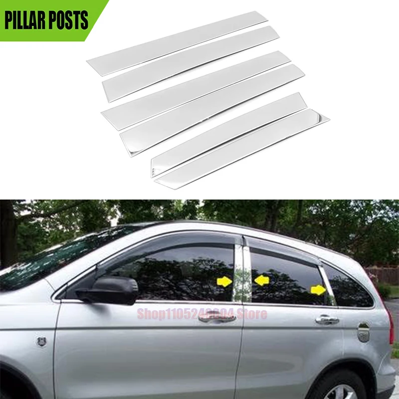 6PCS Fit For Honda CR-V CRV 2007 2008 2009 2010 2011 Silvery Door Window Column Center BC Pillar Post Cover Trim
6PCS Fit For Honda CR-V CRV 2007 2008 2009 2010 2011 Silvery Door Window Column Center BC Pillar Post Cover Trim
