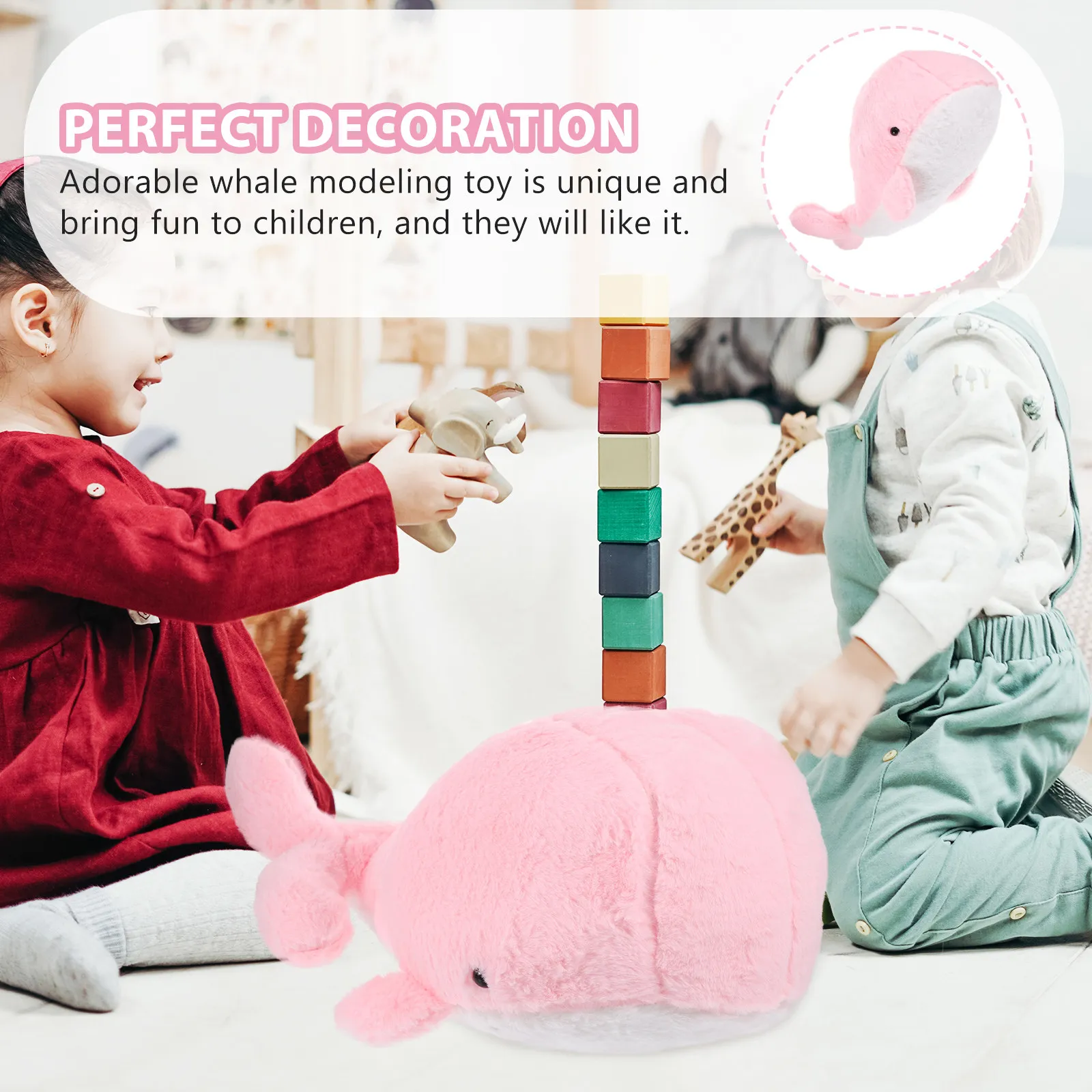 Cartoon Style Gentle Whale Soft Comfort Animal for Children Bedroom Sofa Car Travel Home Living Room Decoration Calming Cuddly
Cartoon Style Gentle Whale Soft Comfort Animal for Children Bedroom Sofa Car Travel Home Living Room Decoration Calming Cuddly
