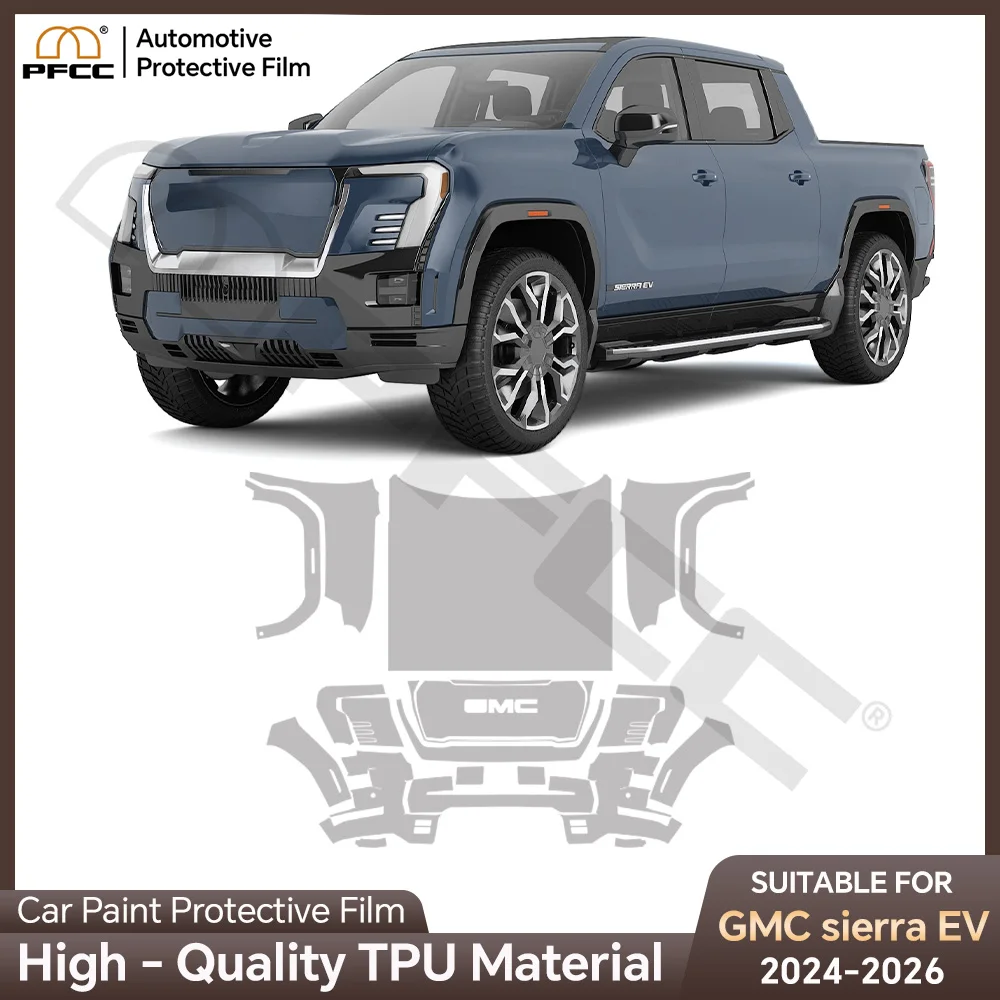TPU For GMC sierra EV 2024-2026 Paint Protection Film Pre-cut PPF Car Body Anti-Scratch Clear Bra Resistant Repairable Invisible
TPU For GMC sierra EV 2024-2026 Paint Protection Film Pre-cut PPF Car Body Anti-Scratch Clear Bra Resistant Repairable Invisible