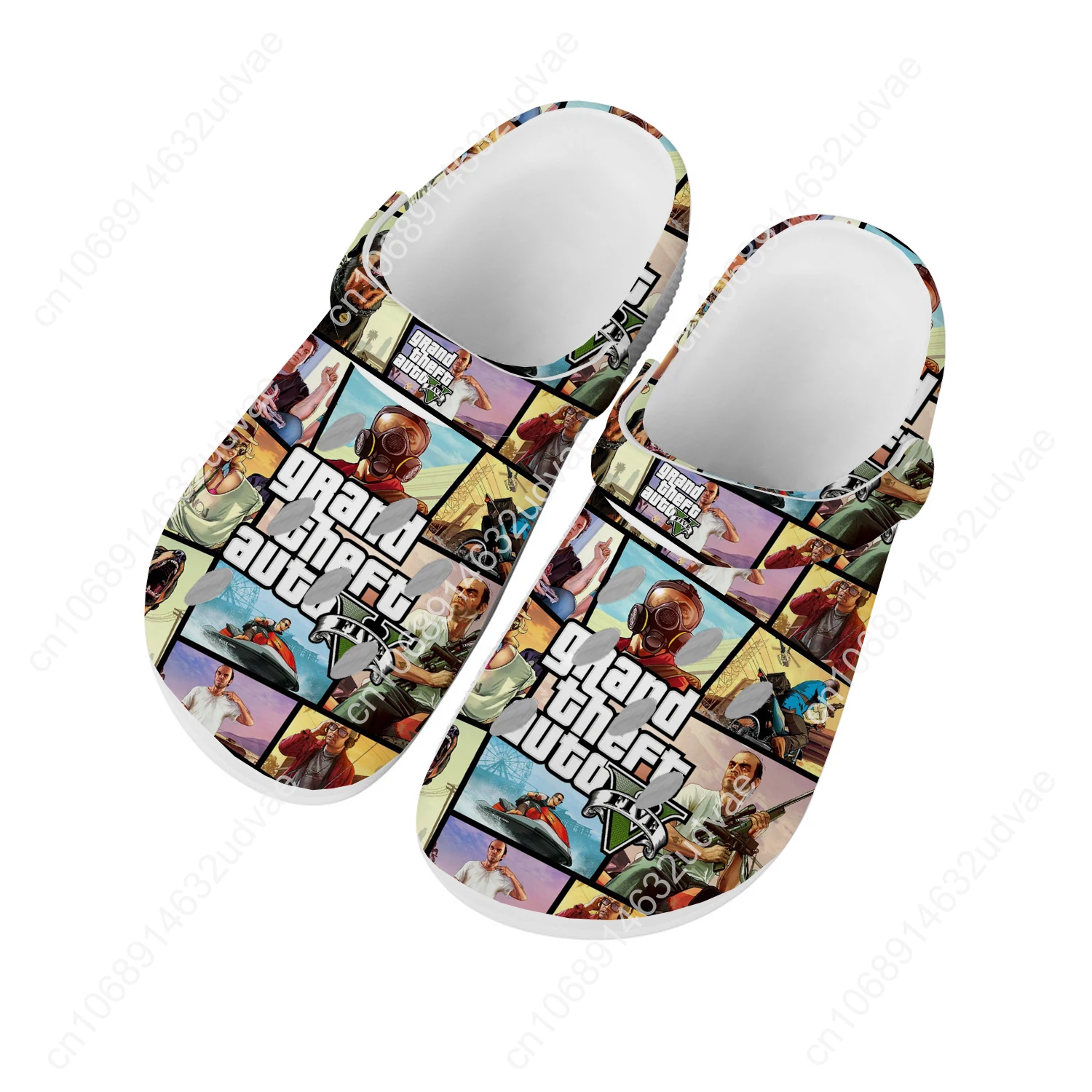 GTA 5 Sandals Men Women Teenager Fashion Water Shoes Popular Games Garden Breathable Comfort Beach Clog Custom Slippers
GTA 5 Sandals Men Women Teenager Fashion Water Shoes Popular Games Garden Breathable Comfort Beach Clog Custom Slippers