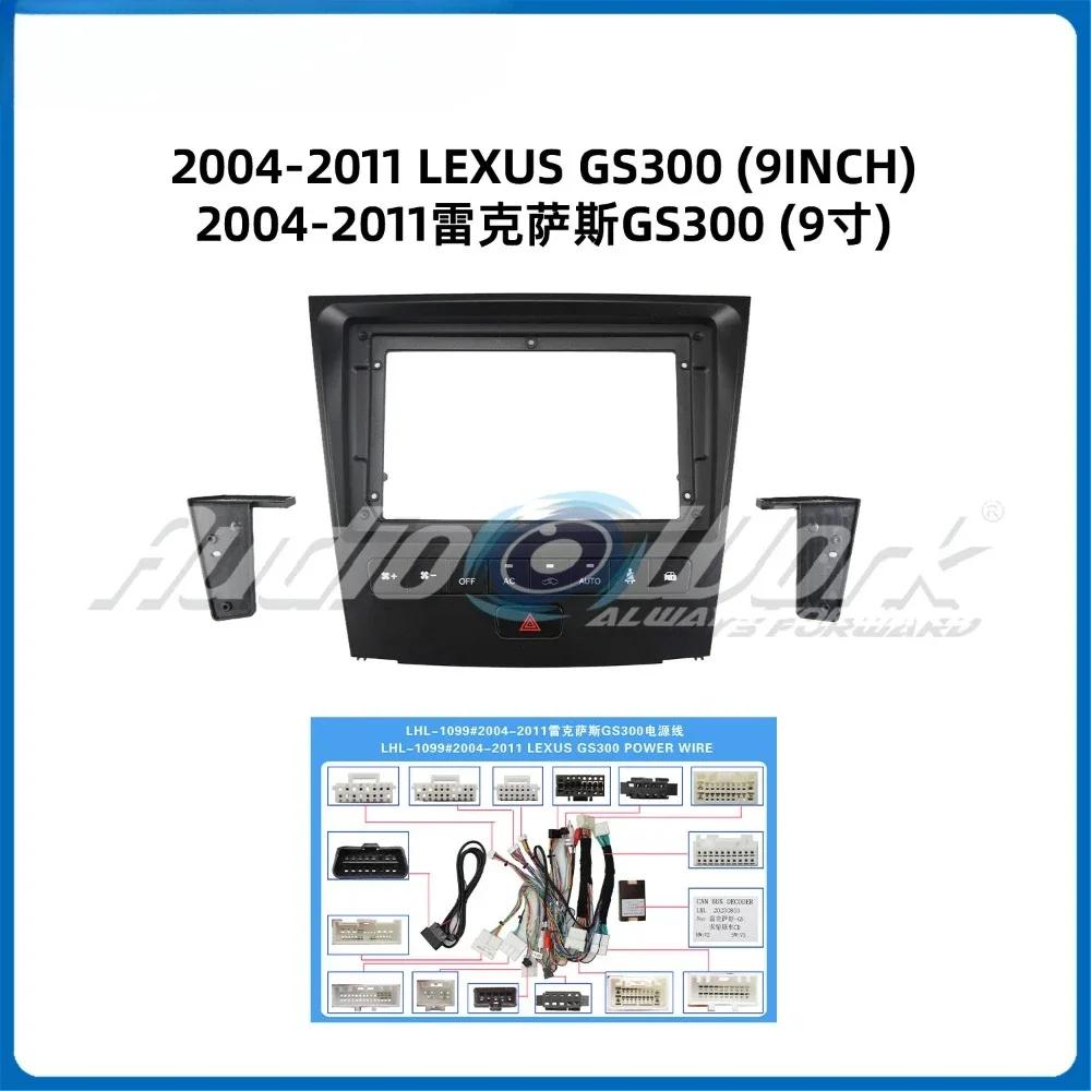 Для 2004-2011 LEXUS GS300 9-дюймовый автомобильный радиоприемник стерео GPS MP5 Android плеер 2 Din Fascias панель приборная панель рамка крышка
Для 2004-2011 LEXUS GS300 9-дюймовый автомобильный радиоприемник стерео GPS MP5 Android плеер 2 Din Fascias панель приборная панель рамка крышка