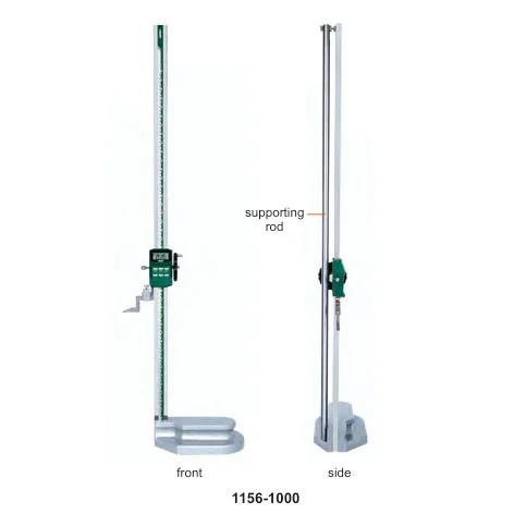 1156-1000 Measuring Range 0-1000mm/0-40" Digital Height Gages With Driving Wheel
1156-1000 Measuring Range 0-1000mm/0-40" Digital Height Gages With Driving Wheel