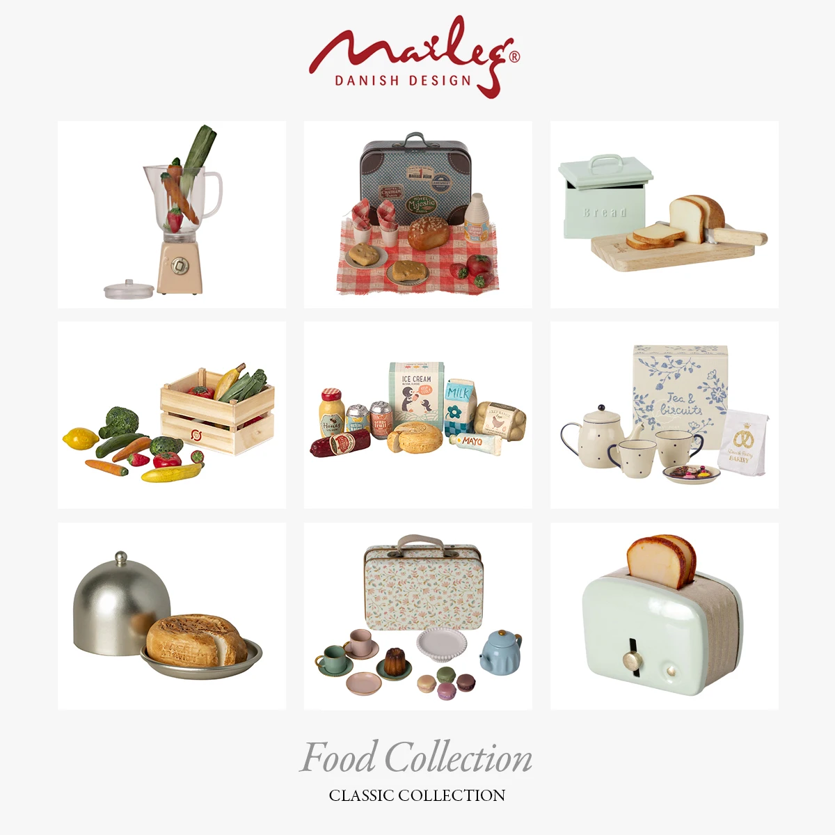 Maileg Children's House Playing Toys Food Breakfast Afternoon Tea Desserts Vegetables and Fruits
Maileg Children's House Playing Toys Food Breakfast Afternoon Tea Desserts Vegetables and Fruits