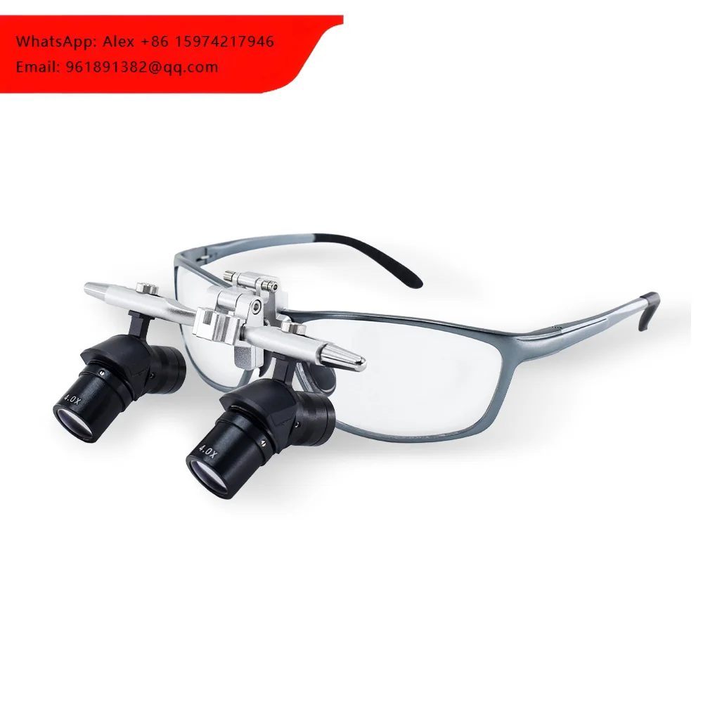 4x Dental 48 ° Ergo2 Loupes Adjustable Working Distance Surgical Magnifying Glasses All Metal Angle Loupes
4x Dental 48 ° Ergo2 Loupes Adjustable Working Distance Surgical Magnifying Glasses All Metal Angle Loupes