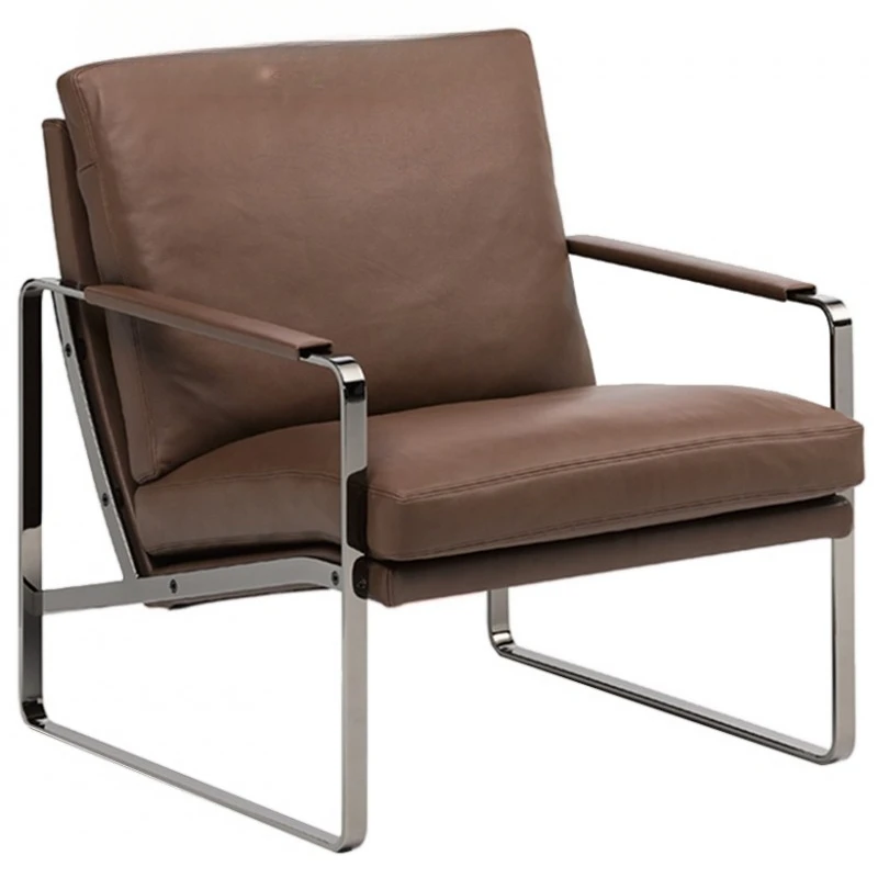 Nordic leather single person sofa chair leisure chair home lazy single designer simple and modern.
Nordic leather single person sofa chair leisure chair home lazy single designer simple and modern.