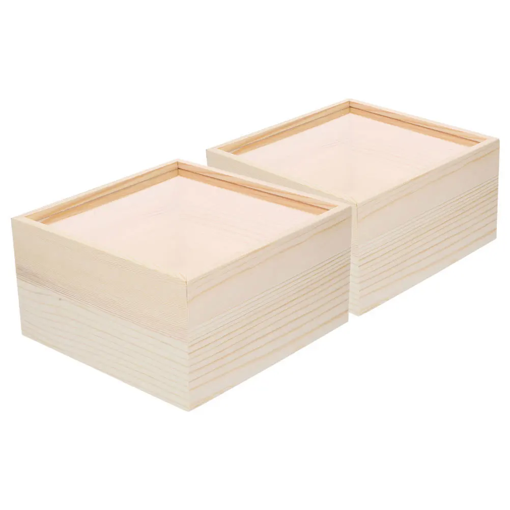 2 pcs Acrylic Storage Box 15X15X8Cm Clear Slide Lid Wooden Base Decorative Organizer For Home Desk Cosmetics Stationery Retro
2 pcs Acrylic Storage Box 15X15X8Cm Clear Slide Lid Wooden Base Decorative Organizer For Home Desk Cosmetics Stationery Retro