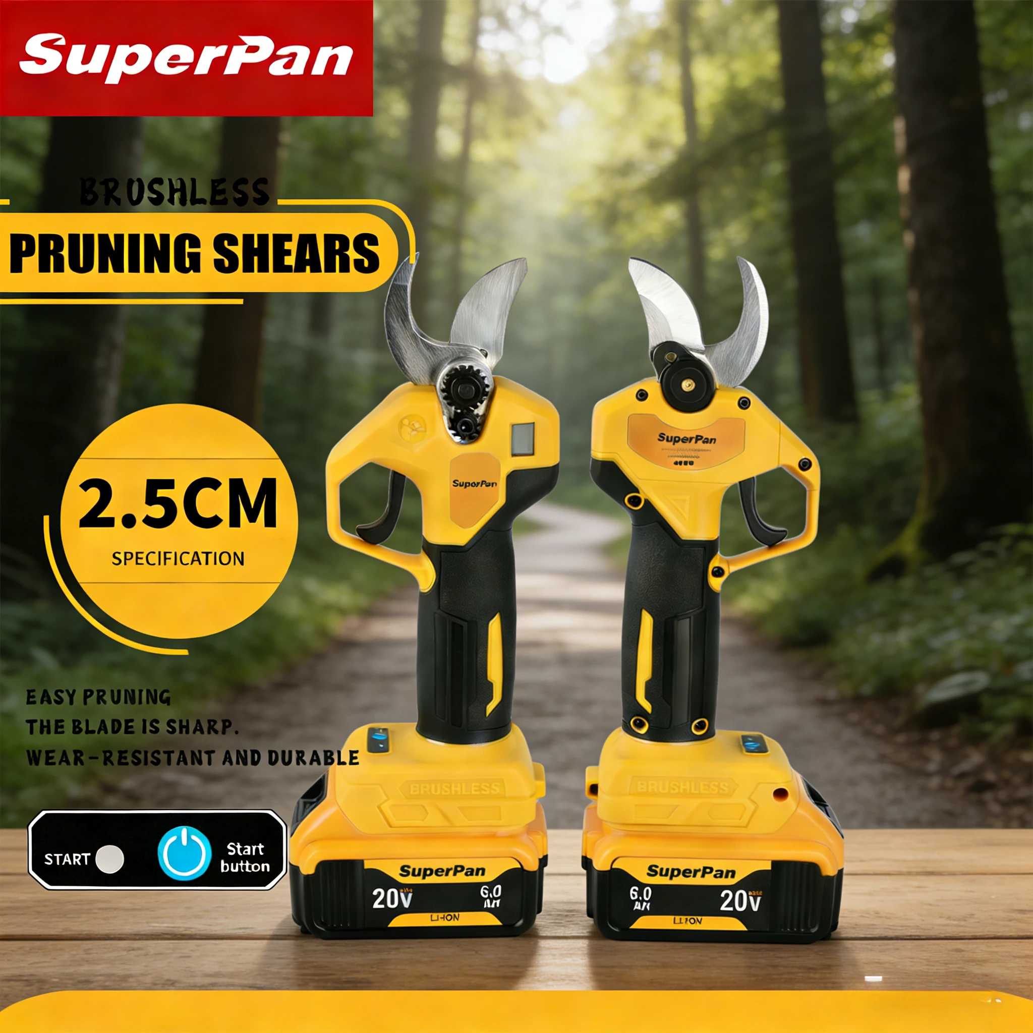 SuperPan 20V Pruning Scissors, High Efficiency & Anti-Slip, for Home Garden & Tree Pruning for dewalt 20V battery pin
SuperPan 20V Pruning Scissors, High Efficiency & Anti-Slip, for Home Garden & Tree Pruning for dewalt 20V battery pin