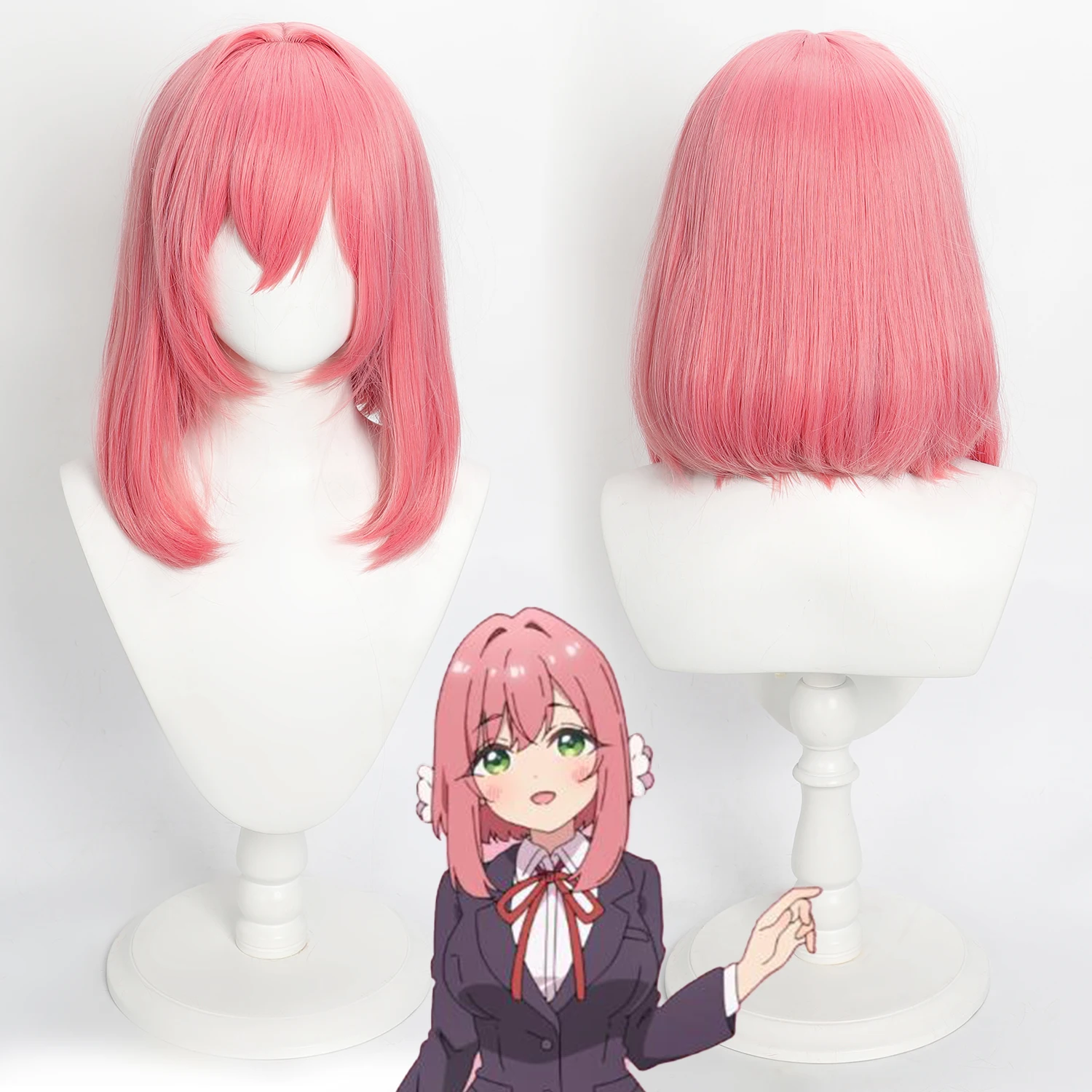 Cosplay Wig The 100 Girlfriends Anime Wig Hanazono Hakari Pink Bob Synthetic Wig Game Cosplay Simulation Scalp Wig with Bangs
Cosplay Wig The 100 Girlfriends Anime Wig Hanazono Hakari Pink Bob Synthetic Wig Game Cosplay Simulation Scalp Wig with Bangs