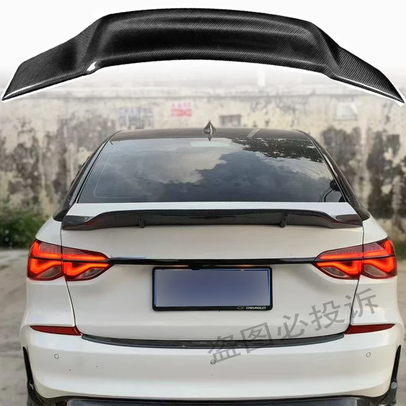 Suitable for Chevrolet Cruze 2019-2021 spoiler high-quality carbon fiber material glass fiber rear trunk wing R-shaped body kit
Suitable for Chevrolet Cruze 2019-2021 spoiler high-quality carbon fiber material glass fiber rear trunk wing R-shaped body kit