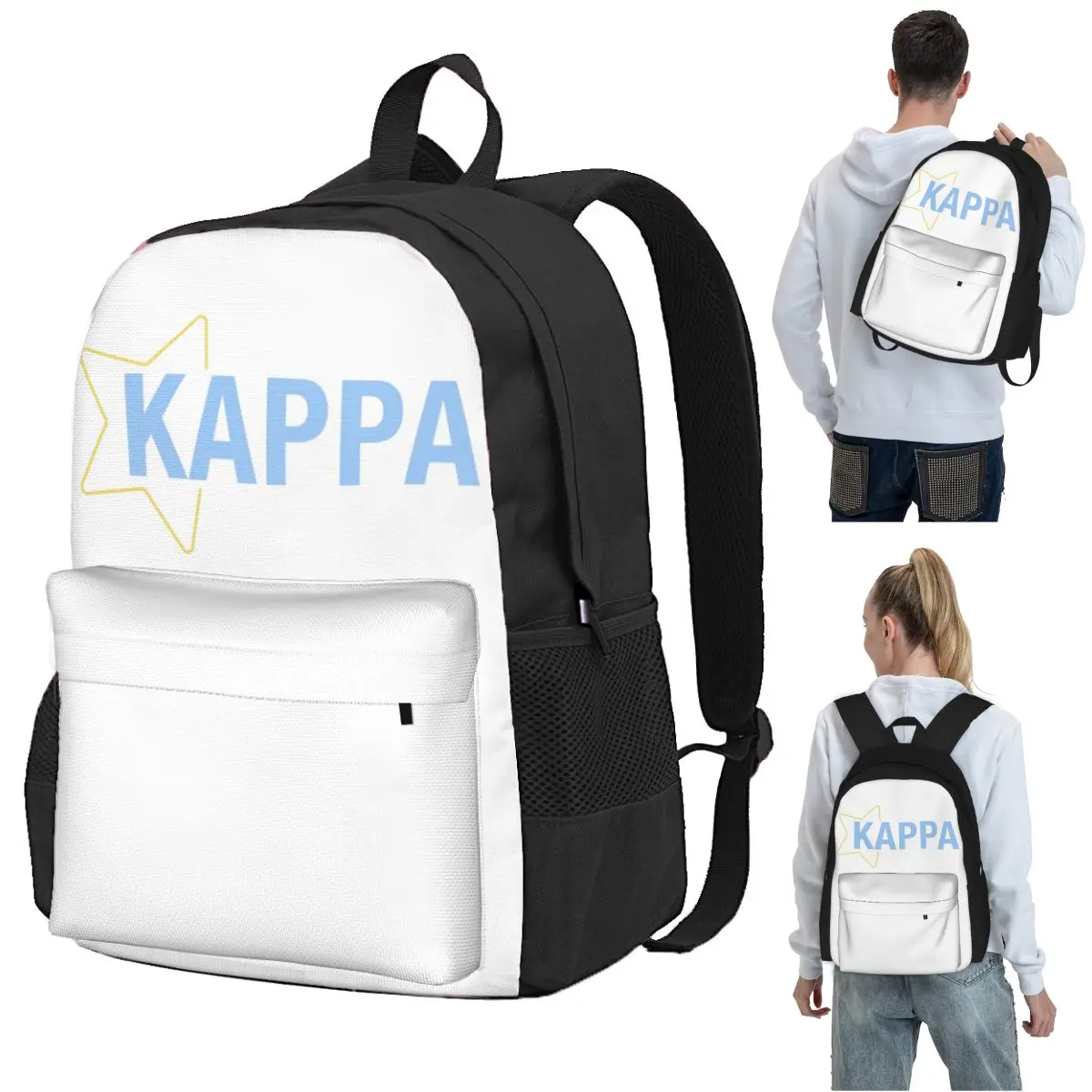 Kappa Greek Letter Backpack Student BookBag Kids School Bag Laptop Shoulder Bags for Men Women
Kappa Greek Letter Backpack Student BookBag Kids School Bag Laptop Shoulder Bags for Men Women