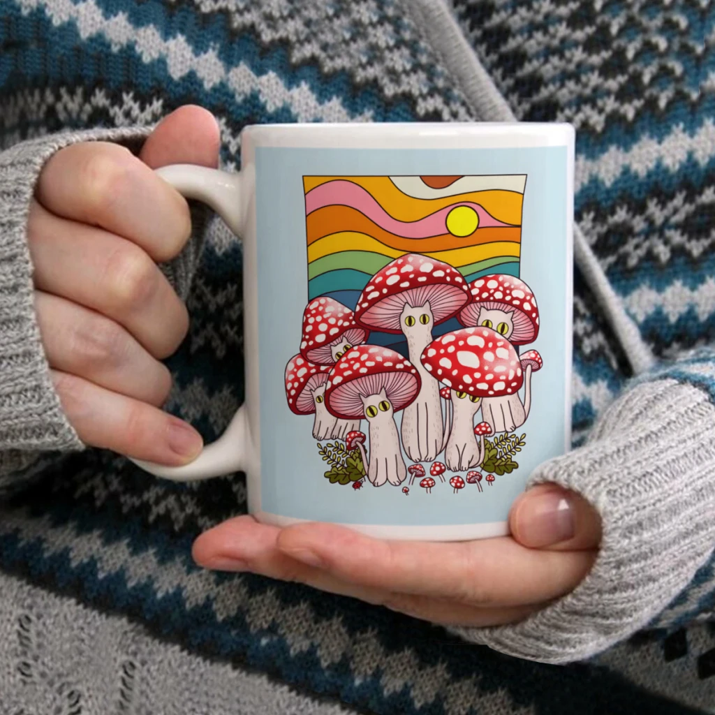 MeowshroomCoffee Mug Tea Cup 11oz Coffee Cup Funny Birthday Ceramic Mug Personalized Cup
MeowshroomCoffee Mug Tea Cup 11oz Coffee Cup Funny Birthday Ceramic Mug Personalized Cup