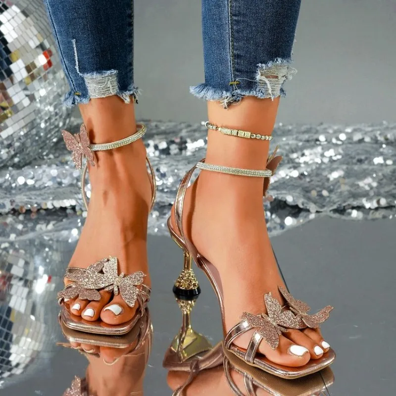 Women Party Butterfly Pattern Heels 2026 High Heel Ankle Buckle Strap Pumps Sandals Spring Autumn
Women Party Butterfly Pattern Heels 2026 High Heel Ankle Buckle Strap Pumps Sandals Spring Autumn