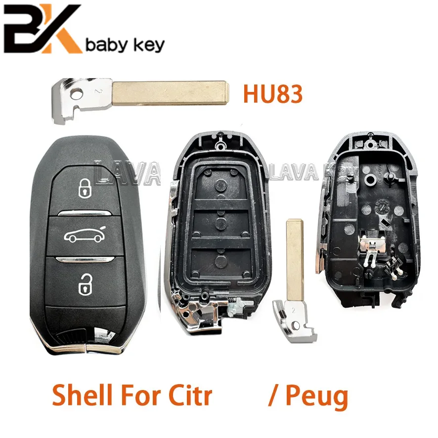 BBkey Car Remote Key Shell For 308 3008 4008 5008 508 Expert For Citroen Picasso C4 DS4 DS5ls ds6 ds7 With HU83 Blade
BBkey Car Remote Key Shell For 308 3008 4008 5008 508 Expert For Citroen Picasso C4 DS4 DS5ls ds6 ds7 With HU83 Blade