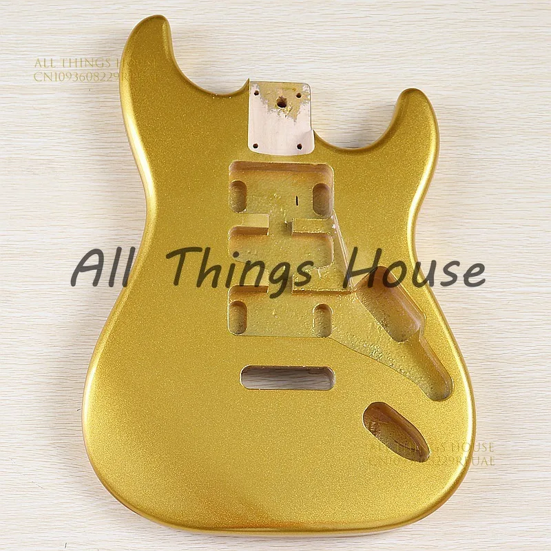 DIY electric guitar body gold bright single shake electric guitar body assembly DIY professional body
DIY electric guitar body gold bright single shake electric guitar body assembly DIY professional body