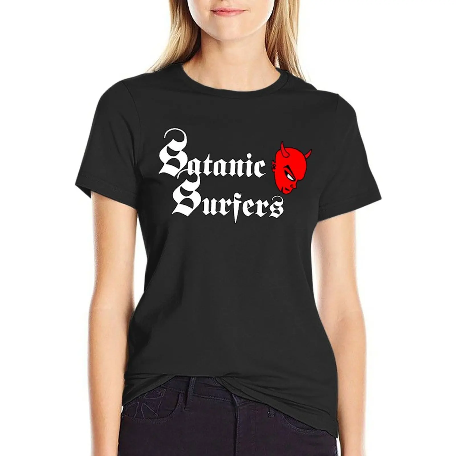 satanic surfers genre T-Shirt customizeds Female clothing funnys cat shirts for Women
satanic surfers genre T-Shirt customizeds Female clothing funnys cat shirts for Women
