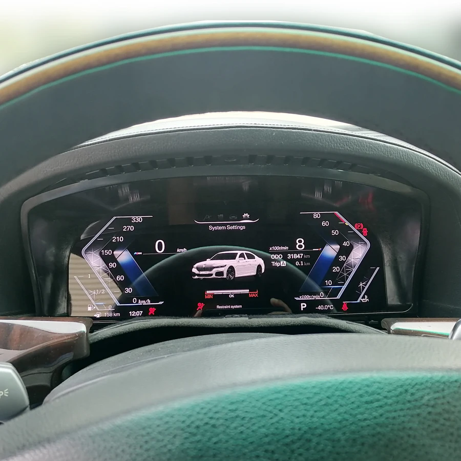 12,3-дюймовый цифровой спидометр для BMW 7, серии E66 E65 745 750 760, ЖК-дисплей, приборная панель, кабина, одометр, тахометр
12,3-дюймовый цифровой спидометр для BMW 7, серии E66 E65 745 750 760, ЖК-дисплей, приборная панель, кабина, одометр, тахометр