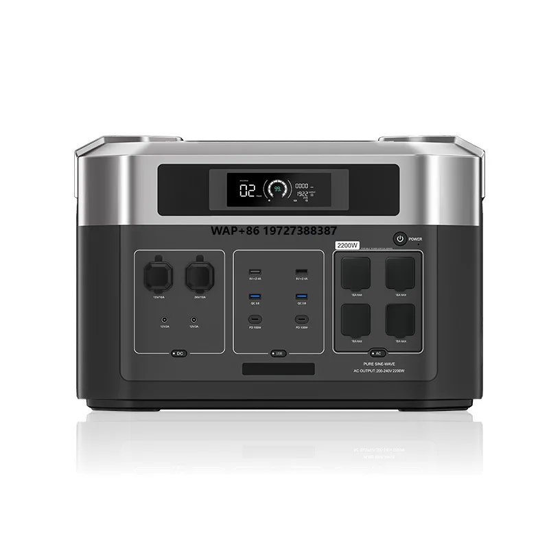 Home Backup Emergency 2200W 2048Wh Pure Sine Wave MPPT Controller Lifepo4 Battery Solar Panel Compatible Portable Power Stations
Home Backup Emergency 2200W 2048Wh Pure Sine Wave MPPT Controller Lifepo4 Battery Solar Panel Compatible Portable Power Stations