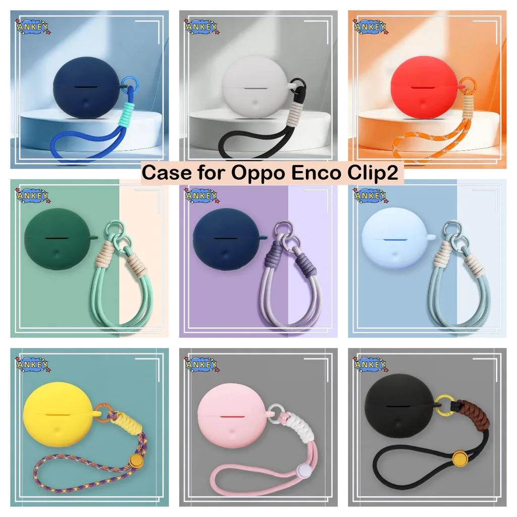 Suitable for Oppo Enco Clip2 Case Soft Silicone Protective Portable Scratch Shock Resistant Shell with Carabiner Lanyard
Suitable for Oppo Enco Clip2 Case Soft Silicone Protective Portable Scratch Shock Resistant Shell with Carabiner Lanyard