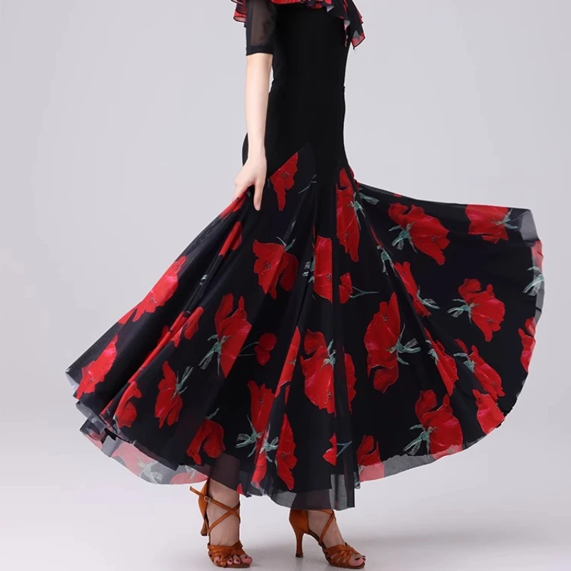 Trendy Fashion Senior Comfortable New Latin Dance Clothes Mesh Dancewear Adult Sorority Modern Dance Slim Swing Long Skirt Suit!
Trendy Fashion Senior Comfortable New Latin Dance Clothes Mesh Dancewear Adult Sorority Modern Dance Slim Swing Long Skirt Suit!