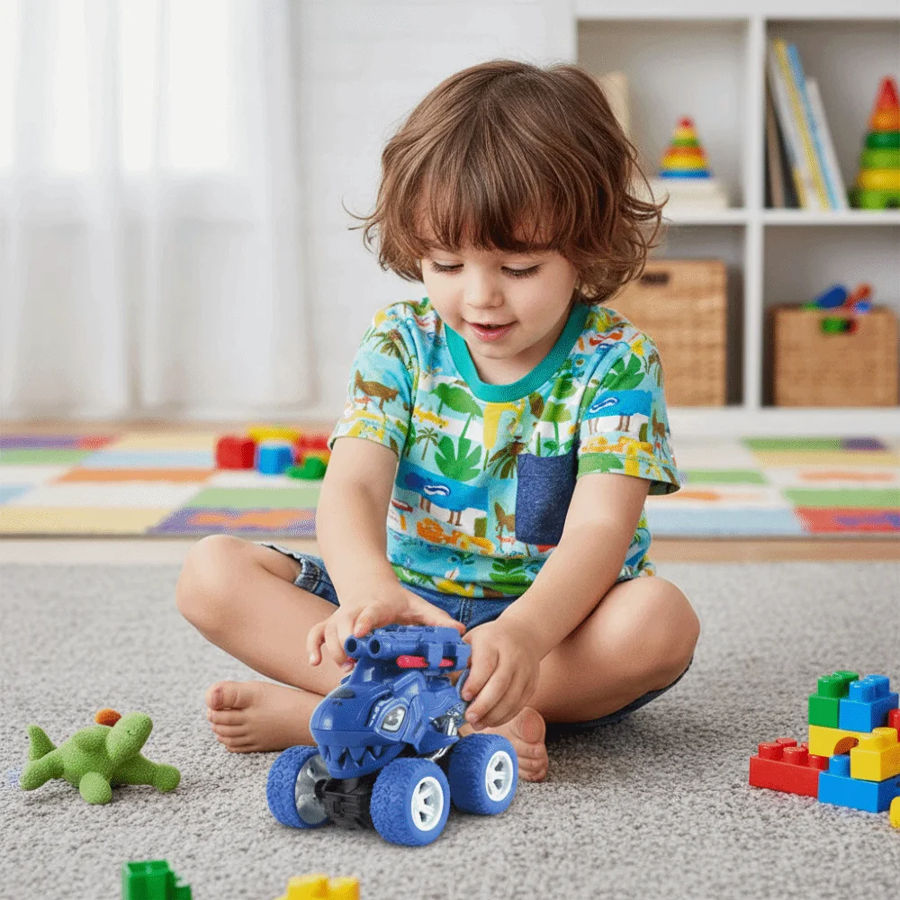Cartoon Dinosaur Dinosaur Inertial Ejection Car Off-Road Vehicle Model Engineering Truck Dual Ballistic Drop-Resistant Car
Cartoon Dinosaur Dinosaur Inertial Ejection Car Off-Road Vehicle Model Engineering Truck Dual Ballistic Drop-Resistant Car