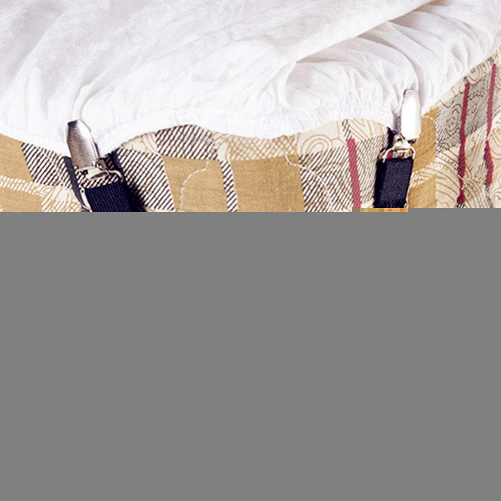 4 Pcs Bed Sheet Clips Elastic Fasteners Mattress Bands Holders for Sheets Quilt Duvet Clothes Collet Nordic Blankets Adjustable
4 Pcs Bed Sheet Clips Elastic Fasteners Mattress Bands Holders for Sheets Quilt Duvet Clothes Collet Nordic Blankets Adjustable